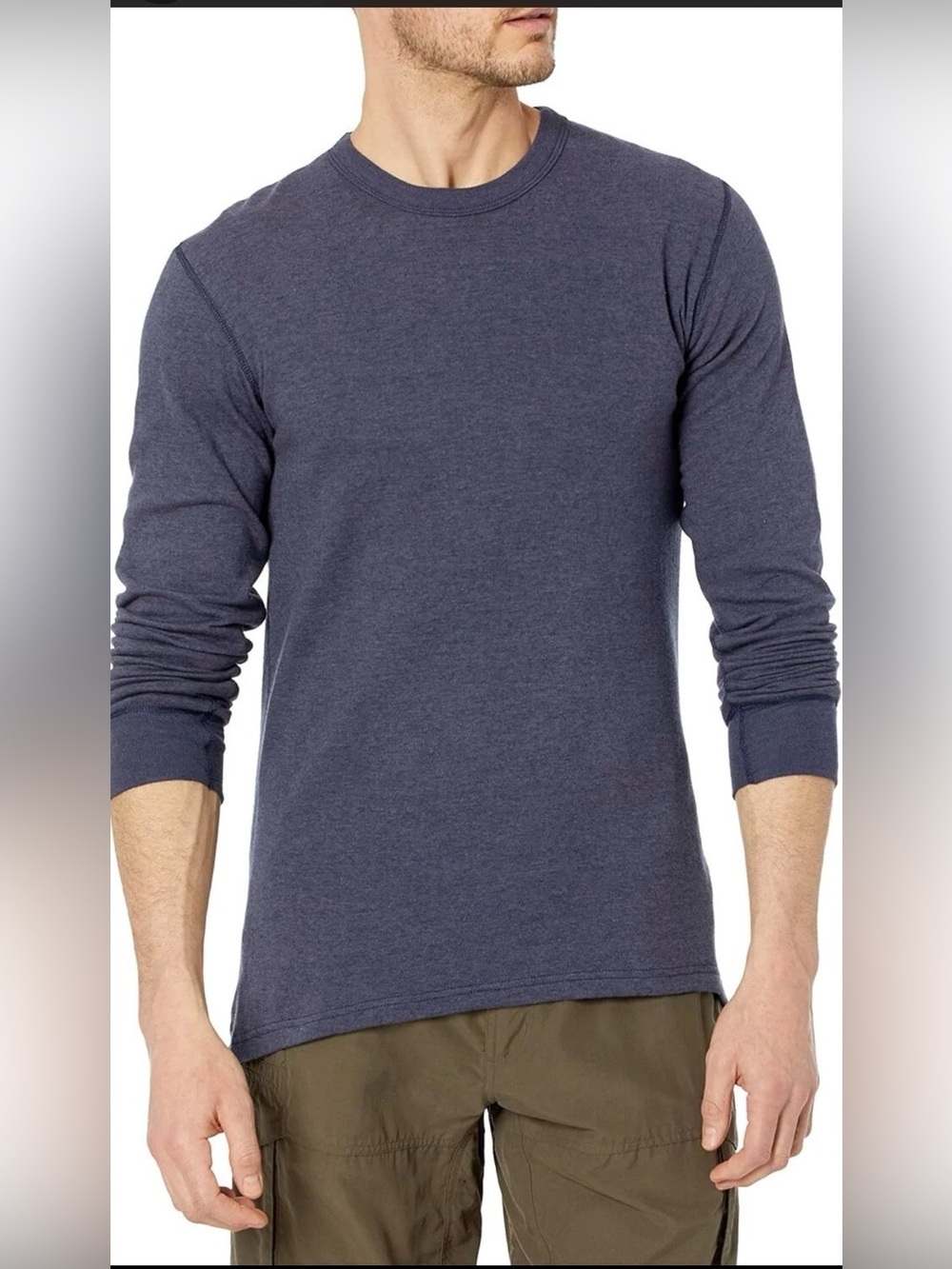 Coldpruf Dual Layer along a sleeve Merino Wool Blend Cold Weather Thermal, M